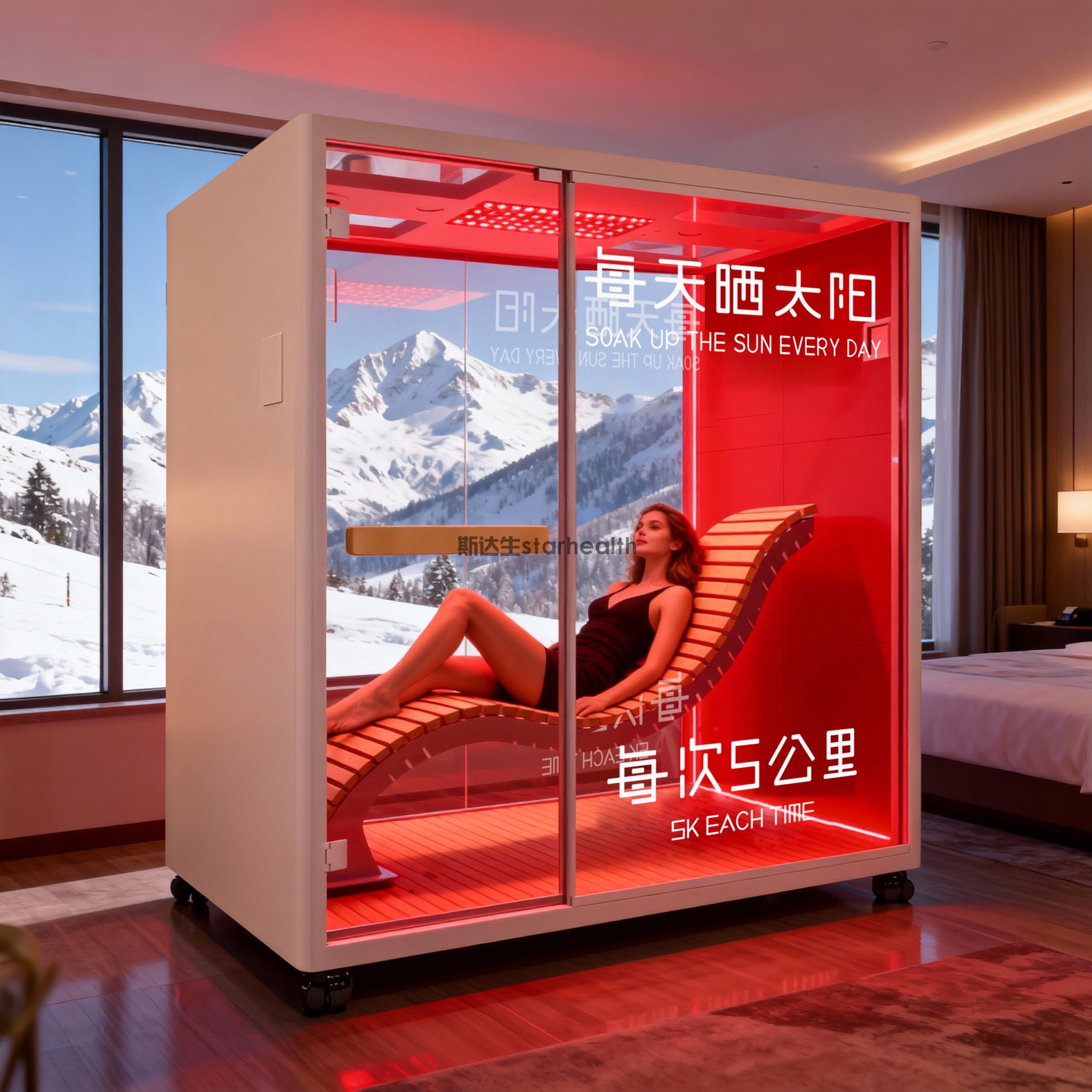 红外疗法在疗愈酒店的应用：从水疗中心到客房内的健康革命