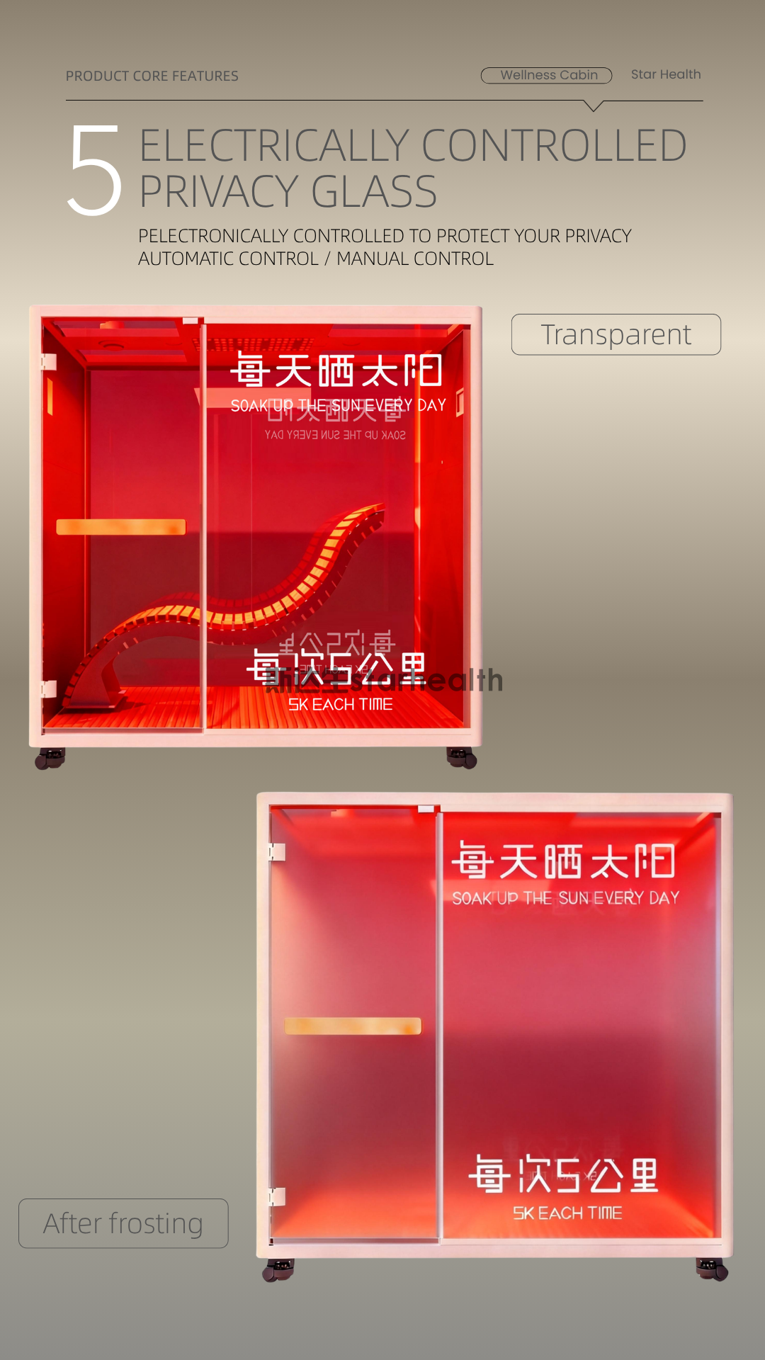 Infrared Light Therapy Sleep Pod for Wellness Hotel  Healing Hotel Spa Facilities (图8)