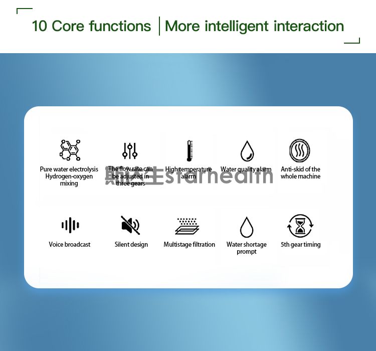 Intelligent hydrogen-oxygen generator - Anti-oxidation to eliminate inflammation - ODM OEM(图7)